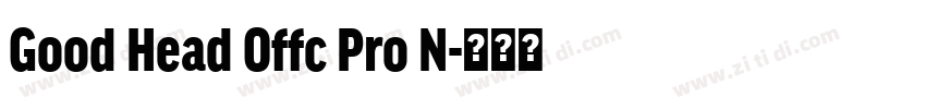 Good Head Offc Pro N字体转换